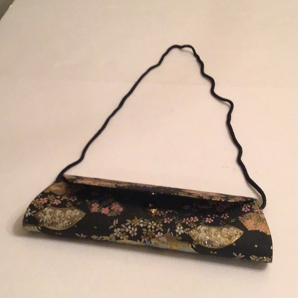 INDEED VINTAGE FLORAL DESIGN CLUTCH BAG - Picture 3 of 8